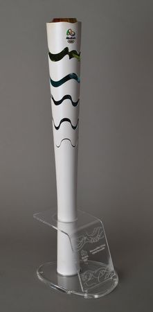 Lot #3203  Rio 2016 Summer Olympics Torch with Stand - Image 4