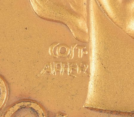 Lot #3101  Cortina 1956 Winter Olympics Gold Winner?s Medal - Image 3