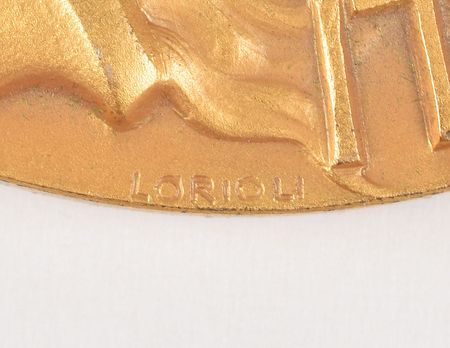 Lot #3101  Cortina 1956 Winter Olympics Gold Winner?s Medal - Image 4
