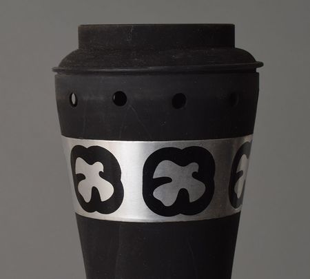 Lot #3138  Mexico City 1968 Summer Olympics ?Black Wood Handle? Torch - Image 2