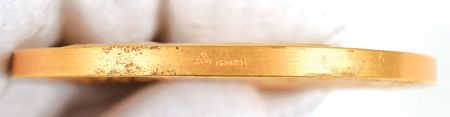 Lot #3049  Paris 1924 Summer Olympics Gilt Official Commemorative Medal - Image 3