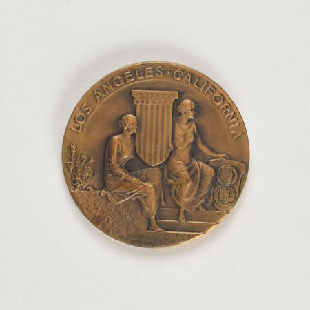 Lot #3064  Los Angeles 1932 Summer Olympics Bronze Participation Medal - Image 1