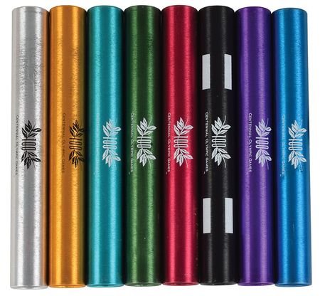 Lot #3180  Atlanta 1996 Summer Olympics Full Set of (8) Relay Batons - Image 2