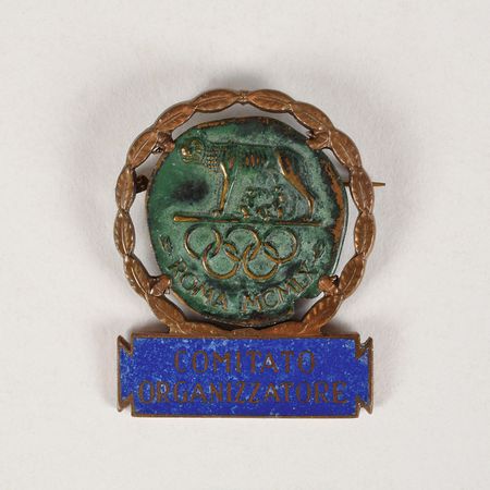 Lot #3127  Rome 1960 Summer Olympics Committee Badge - Image 1