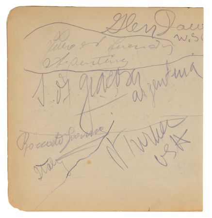 Lot #3229 Omero Bonoli Signature - Image 1