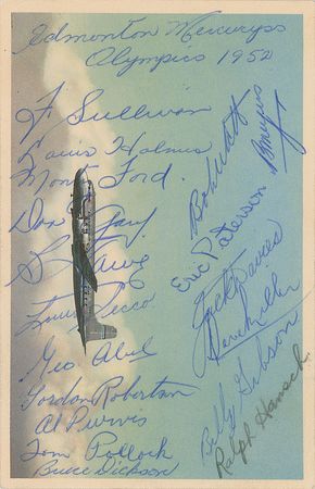Lot #3233  Oslo 1952 Winter Olympics: Edmonton