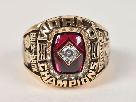 Lot #3238  Detroit Pistons 1990 NBA Championship Sample Ring - Image 1