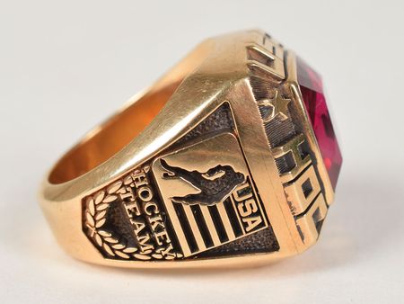 Lot #3159  1984 Team USA Hockey Canada Cup Ring - Image 3