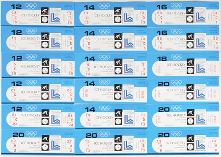 Lot #3153  Lake Placid 1980 Winter Olympics Collection of (26) Unused Tickets - Image 3