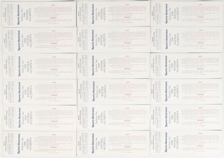 Lot #3153  Lake Placid 1980 Winter Olympics Collection of (26) Unused Tickets - Image 4