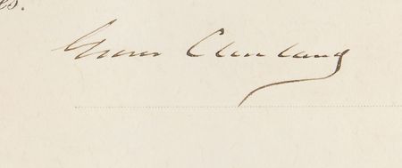 Lot #255 Grover Cleveland: Choice appointment for a controversial Civil War veteran - Image 2