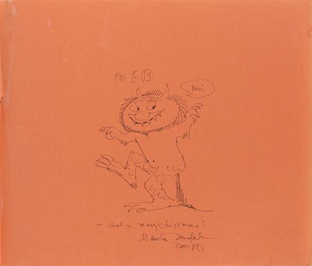 Lot #565 Maurice Sendak: The Art of Maurice Sendak, featuring a fantastic Wild Thing sketch - Image 1