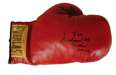 Lot #914 Muhammad Ali and Angelo Dundee Boxing Gloves - Image 1