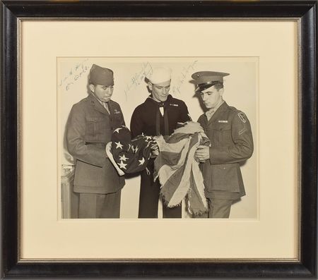 Lot #54 Iwo Jima: The flag raisers of Iwo Jima