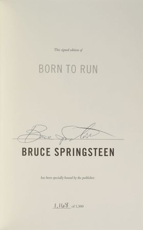 Lot #743 Bruce Springsteen Book - Image 1