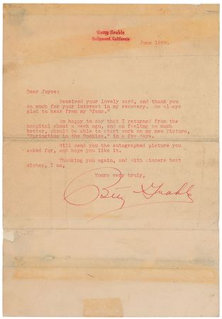 Lot #864 Betty Grable: The iconic World War II pin-up - Image 2