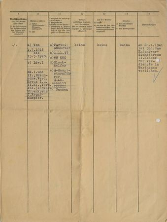 Lot #51 Heinrich Himmler Signed Document - Image 3