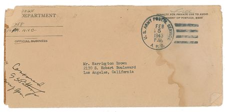 Lot #24 George S. Patton Envelope