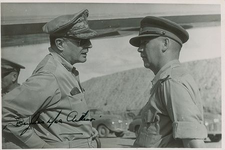 Lot #120 Douglas MacArthur Signed Photograph