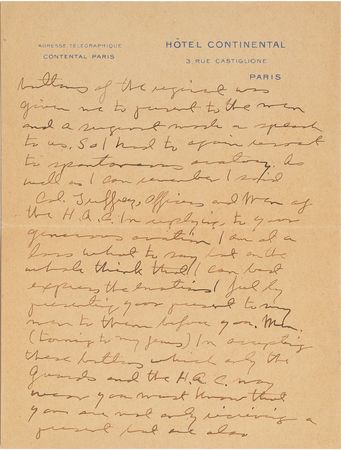 Lot #5 George S. Patton: Prideful Patton makes his mark in 1917: 