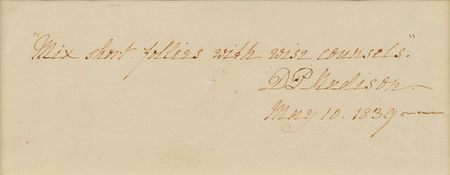 Lot #178 Dolley Madison Signed Quote - Image 2
