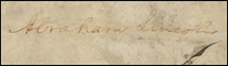 Lot #196 Abraham Lincoln: Signing in the month of an unsuccessful assassination attempt - Image 1