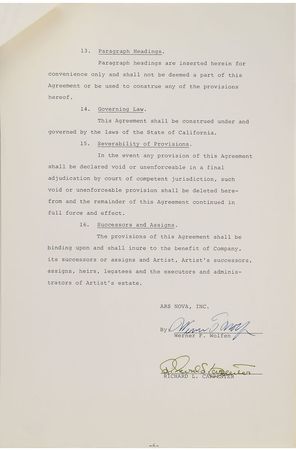 Lot #660 The Carpenters Signed Documents - Image 4