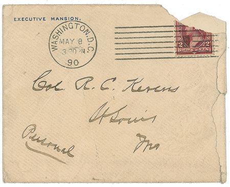 Lot #208 Benjamin Harrison Handwritten Letter Signed - Image 3