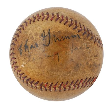Lot #912 Babe Ruth: 1930s Hall of Famers Ruth, Cochrane, Simmons, and Collins - Image 4
