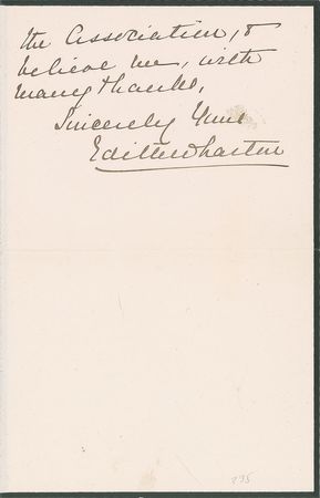 Lot #577 Edith Wharton Handwritten Letter Signed - Image 2
