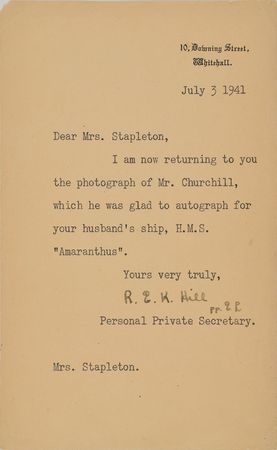 Lot #14 Winston Churchill: Brilliant 1941 Steichen portrait of the Prime Minister - Image 2