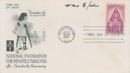 Lot #407 Jonas Salk and Albert Sabin - Image 1