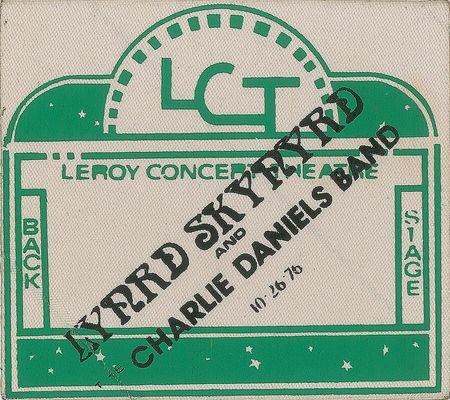 Lot #716 Lynyrd Skynyrd: Backstage pass recovered from the 1977 Lynyrd Skynyrd plane crash - Image 1