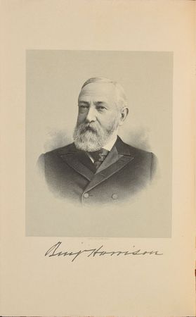 Lot #209 Benjamin Harrison Book - Image 1