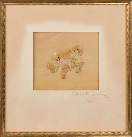 Lot #523 Walt Disney: Sought-after Fantasia Courvoisier set-up signed by Walt Disney - Image 1