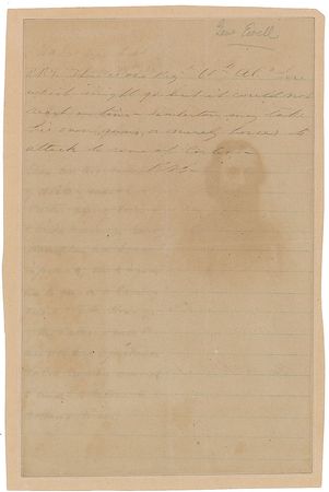 Lot #419 Richard S. Ewell: Rare war-dated letter from Ewell, arranging battery support for General Hampton - Image 2