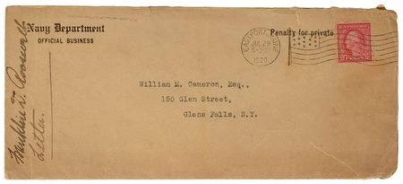 Lot #304 Franklin D. Roosevelt: FDR runs for vice president in 1920: 