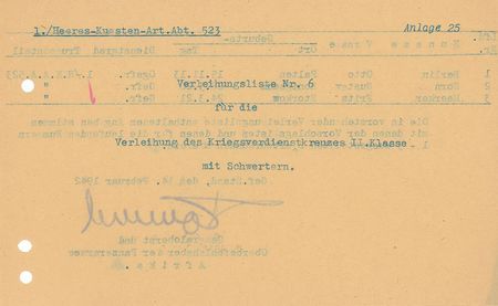 Lot #19 Erwin Rommel Signed Document - Image 2