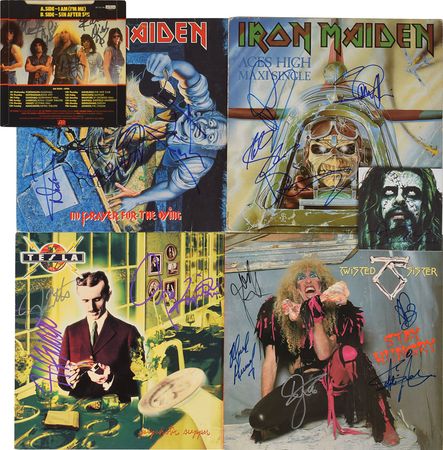 Lot #694 Heavy Metal Albums - Image 1