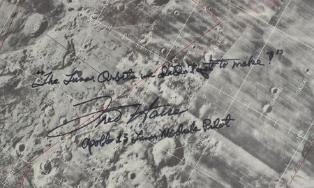 Lot #467 Fred Haise Flight Chart - Image 2