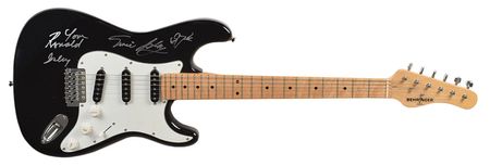Lot #696 The Isley Brothers Signed Guitar - Image 1