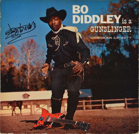 Lot #682 Bo Diddley Signed Photographs - Image 1