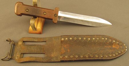 Lot #80 Theater-Made WWII Fighting Knife Knife - Image 1
