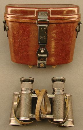 Lot #89 German Binoculars and Bakelite Case Binoculars and Case - Image 1