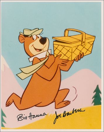 Lot #529 Bill Hanna and Joe Barbera Signed Photographs - Image 2