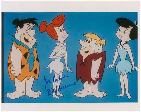 Lot #530 Bill Hanna and Joe Barbera Signed Photographs - Image 1