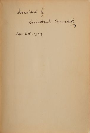 Lot #345 Winston Churchill Book - Image 1