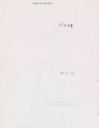 Lot #809 Marilyn Monroe Photograph - Image 2