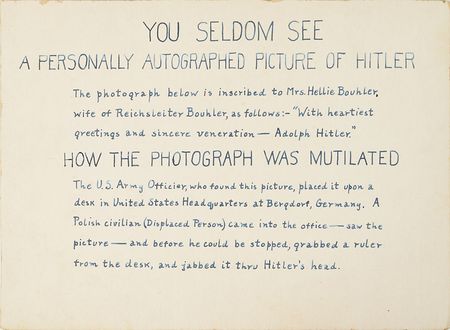 Lot #12 Third Reich: Hitler, Goebbels, Himmler, and more—pages from a Nazi leader's personal guest book - Image 8