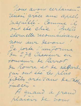 Lot #427 Roland Garros: Having escaped from a POW camp in 1918, Garros pledges to aid his comrades-in-arms - Image 3